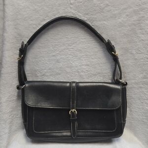 Mondani Elegant Navy Stimulated Leather Shoulder Bag